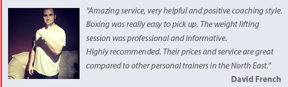 Testimonial 4 for Tony Tones Personal Training - mobile personal trainer in the Cramlington Northumberland & North Tyneside Area