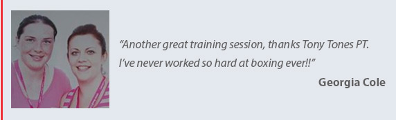 Testimonial 3 for Tony Tones Personal Training - mobile personal trainer in the Cramlington Northumberland & North Tyneside Area